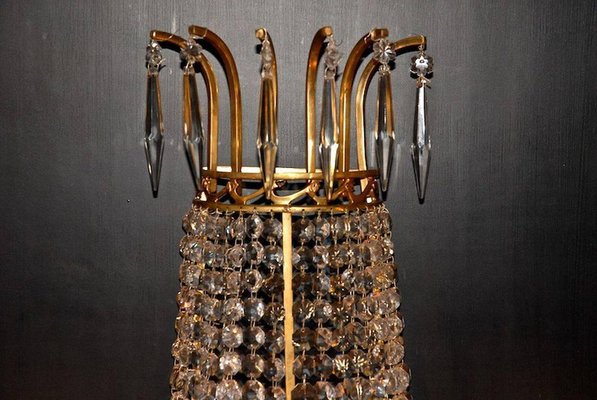 20th Century Empire Style Basket Chandelier-FLW-1401810