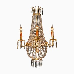 20th Century Empire Style Basket Chandelier-FLW-1401810