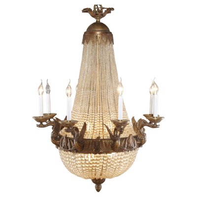 20th Century Empire Style Chandelier-FLW-1402057