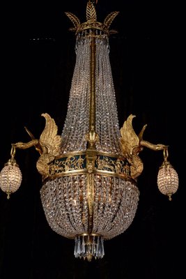 20th Century Empire Style Chandelier-FLW-1401888