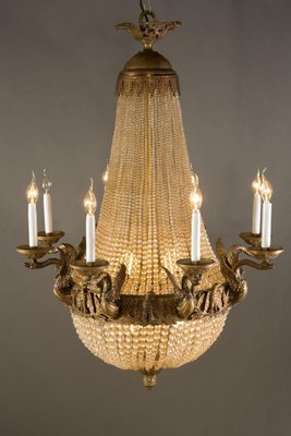 20th Century Empire Style Chandelier-FLW-1402057