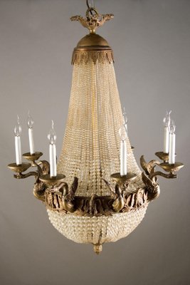 20th Century Empire Style Chandelier-FLW-1402057