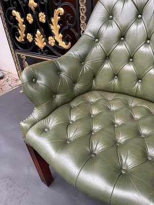 20th Century English Chesterfield Armchairs from Wade, Set of 4-FLW-1402054