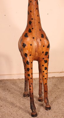 20th Century English Leather Giraffe-HPU-1088695