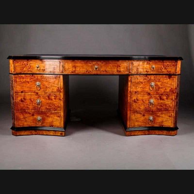 20th Century English Style Writing Table in Beech-FLW-1402056