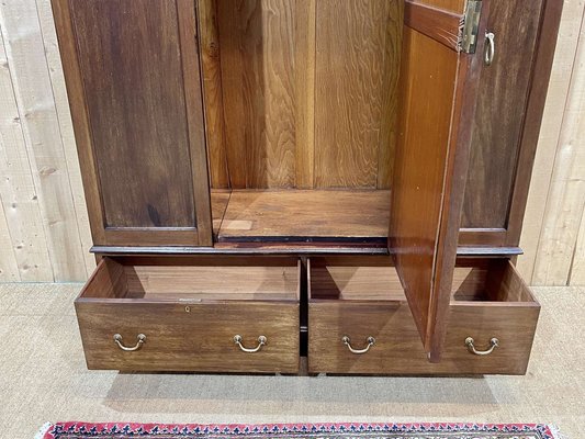 20th Century English Wardrobe in Mahogany-QYF-1816632