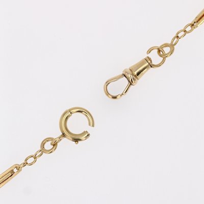 20th Century French 18 Karat Yellow Gold Watch Chain-OLU-2042364