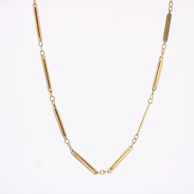 20th Century French 18 Karat Yellow Gold Watch Chain-OLU-2042364