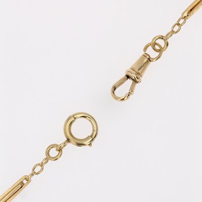 20th Century French 18 Karat Yellow Gold Watch Chain-OLU-2042364