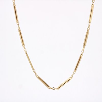 20th Century French 18 Karat Yellow Gold Watch Chain-OLU-2042364