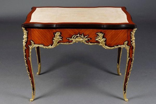 20th Century French Louis XV Style Bureau Plat or Desk in Style of Francois Linke-FLW-1401903