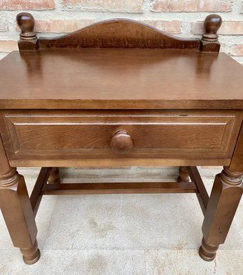 20th Century French Nightstands with One Drawer, 1950s, Set of 2-NOU-1700623