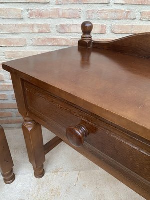 20th Century French Nightstands with One Drawer, 1950s, Set of 2-NOU-1700623