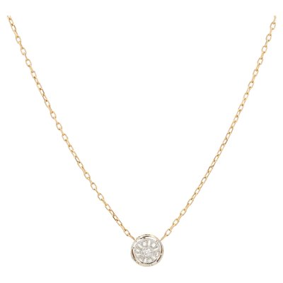 20th Century French Round Diamond Pattern 18 Karat Yellow Gold Chain-OLU-1335859