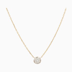 20th Century French Round Diamond Pattern 18 Karat Yellow Gold Chain-OLU-1335859