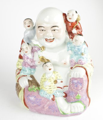 20th Century Happy Buddha Figurine-HYQ-1369222