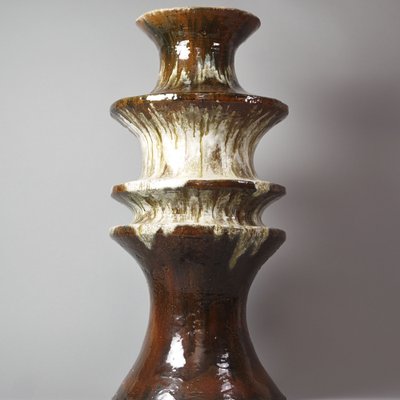 20th Century Hungarian Fat Lava Art Pottery Vase from SZM, 1979-RST-1233542