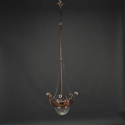 20th Century Italian Brass Chandelier-VMM-1450270