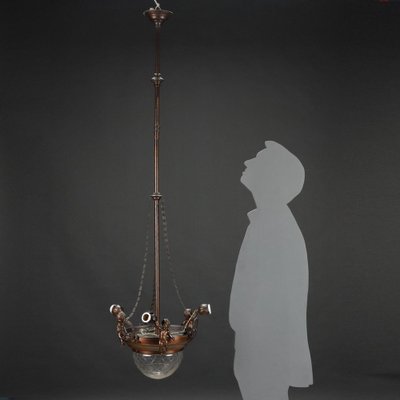 20th Century Italian Brass Chandelier-VMM-1450270