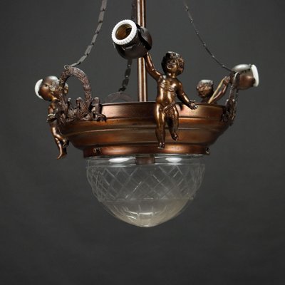 20th Century Italian Brass Chandelier-VMM-1450270