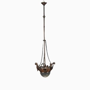 20th Century Italian Brass Chandelier-VMM-1450270