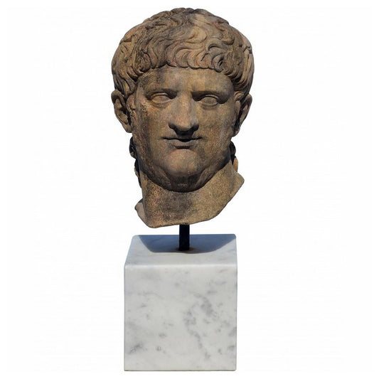 20th Century Italian Bust of Nerone in Terracotta