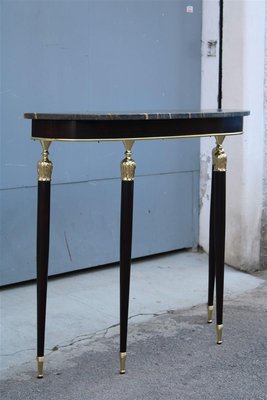 20th Century Italian Console in Brass & Portor Marble by Paolo Buffa-EH-1298637