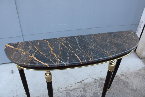 20th Century Italian Console in Brass & Portor Marble by Paolo Buffa-EH-1298637