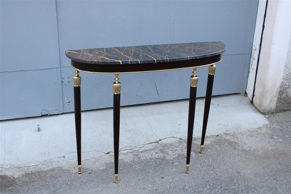 20th Century Italian Console in Brass & Portor Marble by Paolo Buffa-EH-1298637