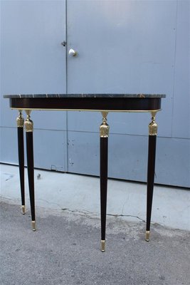 20th Century Italian Console in Brass & Portor Marble by Paolo Buffa-EH-1298637