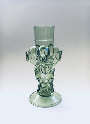 20th Century Italian Intricate Art Glass Vase-RQV-1306682