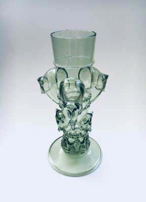 20th Century Italian Intricate Art Glass Vase-RQV-1306682