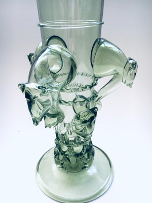 20th Century Italian Intricate Art Glass Vase-RQV-1306682