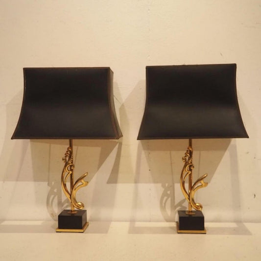 20th Century Lamps from Maison Jansen, 1970s, Set of 2