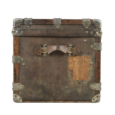 20th Century Leather and Wooden Ttrunk from T.P Ferrier-NQ-1735633