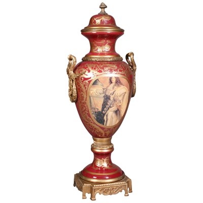 20th Century Louis XIV Sèvre Pump Lidded Vase-FLW-1401875