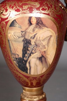 20th Century Louis XIV Sèvre Pump Lidded Vase-FLW-1401875