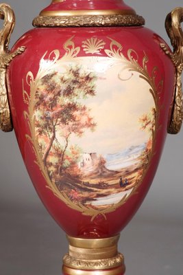 20th Century Louis XIV Sèvre Pump Lidded Vase-FLW-1401875