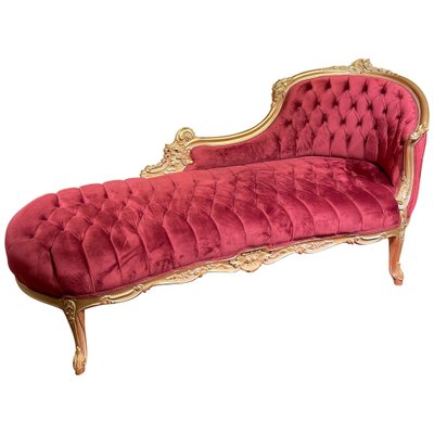 20th Century Louis XV Chaise Lounge in Beech-FLW-1402070