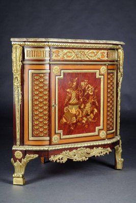 20th Century Louis XV Corner Commode attributed to Jean Henri Riesener-FLW-1402232