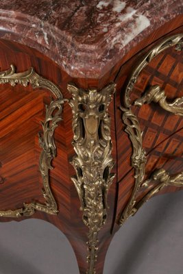 20th Century Louis XV French Tulipwood Commode-FLW-1402348