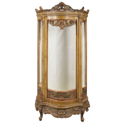 20th Century Louis XV Style Bowed Vitrine-FLW-1401811