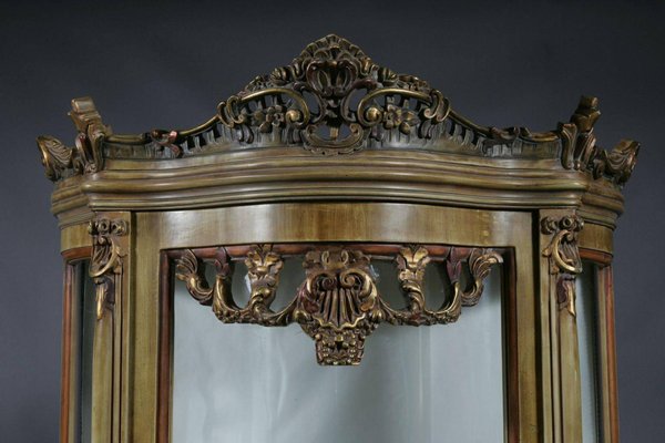 20th Century Louis XV Style Bowed Vitrine-FLW-1401811