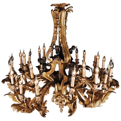 20th Century Louis XV Style Candelabra Chandelier-FLW-1401886