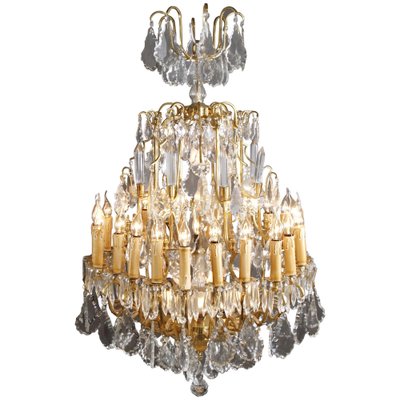 20th Century Louis XV Style Prism Chandelier-FLW-1401803