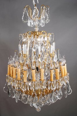 20th Century Louis XV Style Prism Chandelier-FLW-1401803