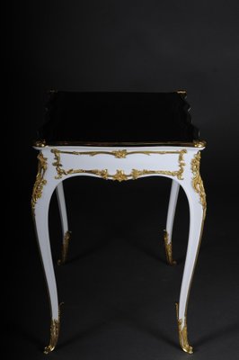 20th Century Louis XV White Writing Desk-FLW-1402266