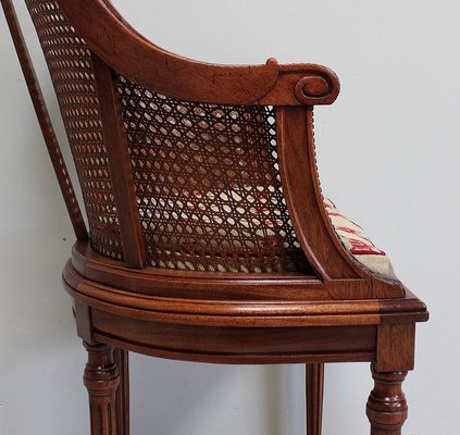 20th Century Louis XVI Mahogany Armchairs, Set of 4-RVK-938424