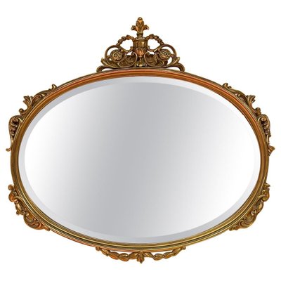 20th Century Louis XVI Medallion-Shaped Mirror-FLW-1402072