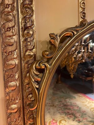 20th Century Louis XVI Medallion-Shaped Mirror-FLW-1402072